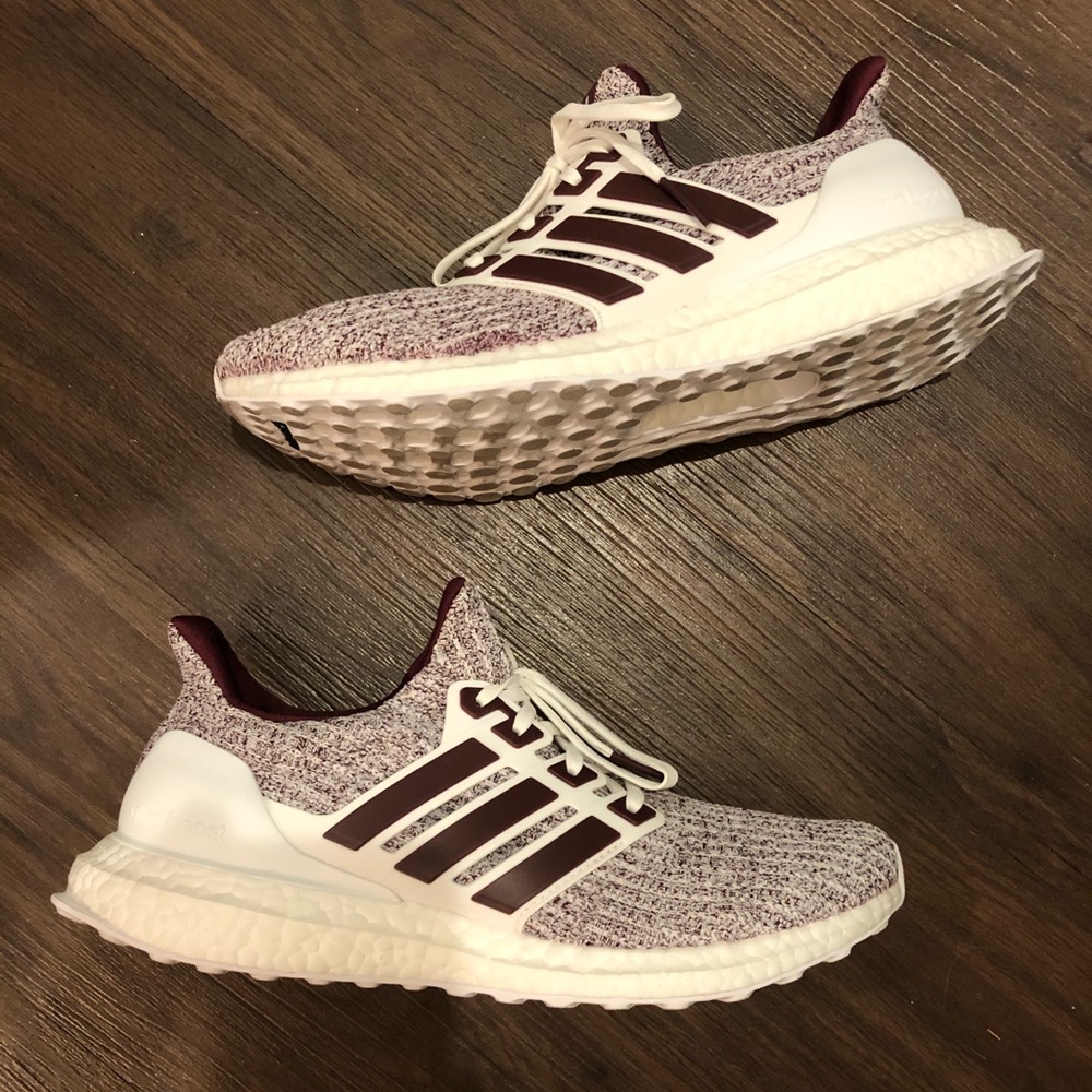 Adidas Ultraboost Maroon men size 8